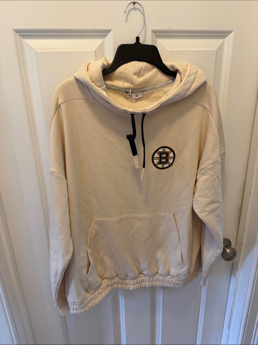 Cream Hoodie Sweatshirt
